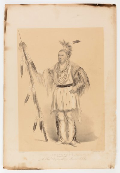 Joc-o-sot, kävelevä karhu tekijältä George Catlin