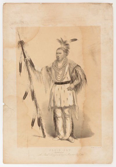 Joc-o-sot, kävelevä karhu tekijältä George Catlin