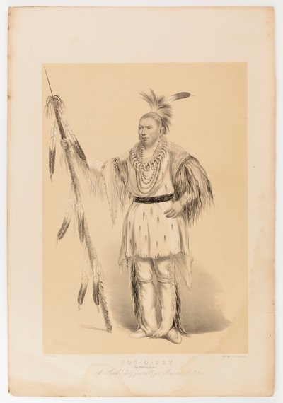 Joc-o-sot, kävelevä karhu tekijältä George Catlin