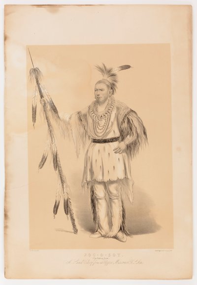 Joc-o-sot, kävelevä karhu tekijältä George Catlin