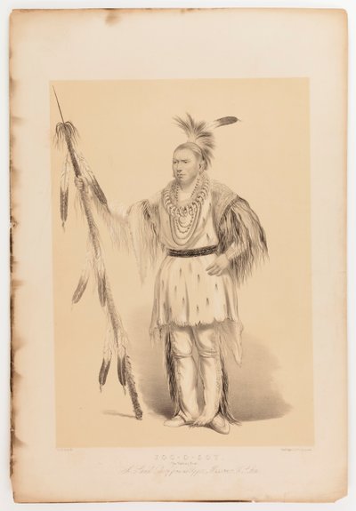 Joc-o-sot, kävelevä karhu tekijältä George Catlin