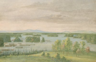 Lac du Cygne (Joutsenjärvi), Coteau des Prairiesin lähellä tekijältä George Catlin
