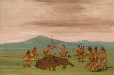 Siouxin lääkepuhveli, 1837-1839. tekijältä George Catlin