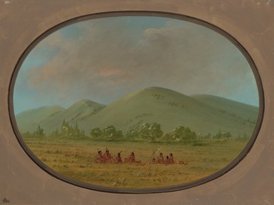 Nishnabotana Bluffs, Ylä-Missouri, 18611869. tekijältä George Catlin