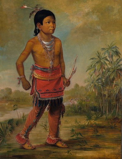 Osceola Nick-a-no-chee, poika, 1840. tekijältä George Catlin