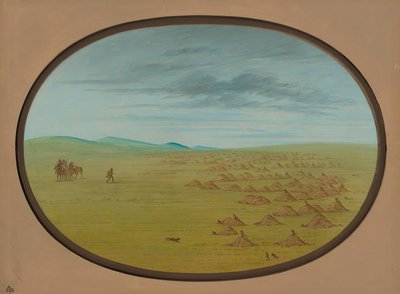 Prairie Dog Village, 18611869. tekijältä George Catlin