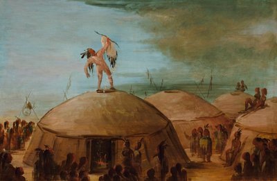Mandanien sateenteko tekijältä George Catlin
