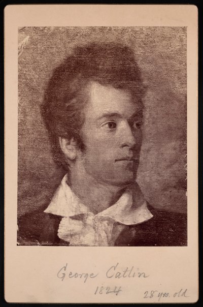 George Catlinin omakuva 1796-1872, 1824. tekijältä George Catlin