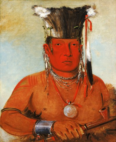 Sháw-da-mon-nee, Siellä hän menee, urhea tekijältä George Catlin