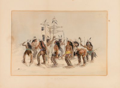 Lumikenkätanssit - nro 14 tekijältä George Catlin