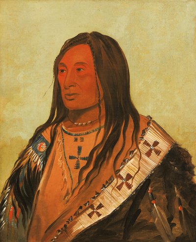 Táh-zee-keh-dá-cha, revennyt vatsa, ansioitunut urhoollinen. tekijältä George Catlin