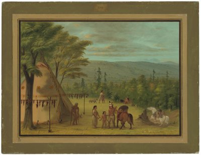 Cheyenne-veljekset aloittavat syksyn metsästyksen tekijältä George Catlin