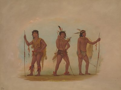 Kolme teemaa miehet, tekijältä George Catlin
