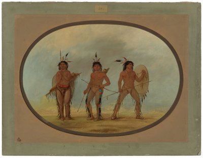 Kolme Cheyenne Warrioria tekijältä George Catlin