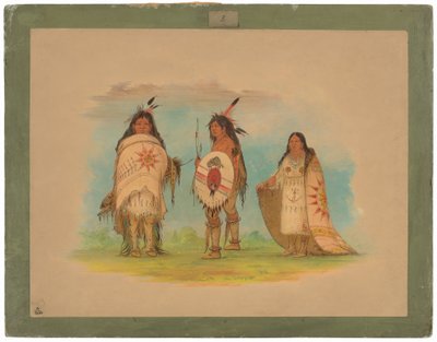 Kolme Riccarree-intiaania tekijältä George Catlin