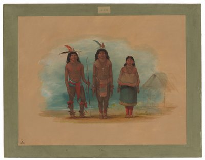 Kolme Taruma-intiaania tekijältä George Catlin