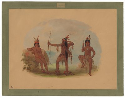 Kolme Woyaway-intiaania tekijältä George Catlin