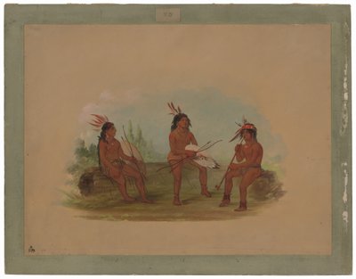 Kolme nuorta Chinook-miestä tekijältä George Catlin