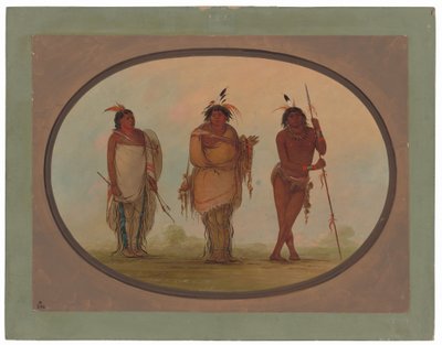 Kolme Yumaya-intiaania tekijältä George Catlin