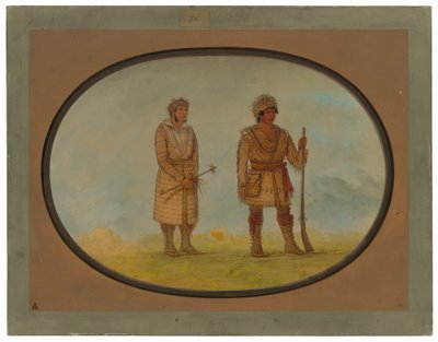 Kaksi Cherokee-päällikköä tekijältä George Catlin
