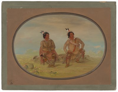 Kaksi Choctaw-intiaania tekijältä George Catlin