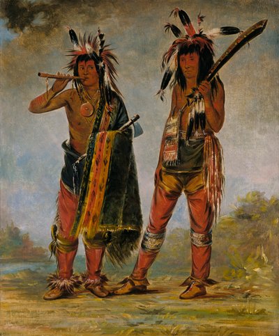 Kaksi nuorta miestä tekijältä George Catlin