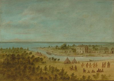 Näkymä Chicagosta vuonna 1837, 18611869. tekijältä George Catlin