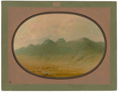 Näkymä Crystal Mountainsille, Brasilia tekijältä George Catlin
