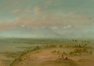 Näkymä Pampa del Sacramentolle, 18541869. tekijältä George Catlin