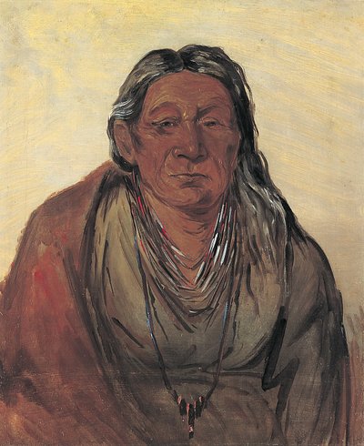 Wah-pe-séh-see, päällikön äiti tekijältä George Catlin