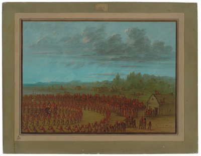 Saukien sotatanssi tekijältä George Catlin