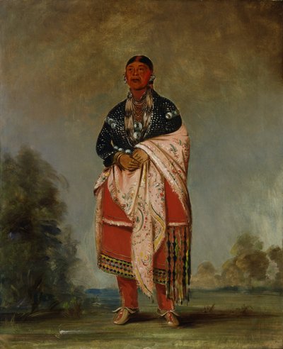 Kee-o-kúkin vaimo, 1835. tekijältä George Catlin