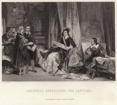Cromwell konsultoi lakimiehiä tekijältä George Cattermole