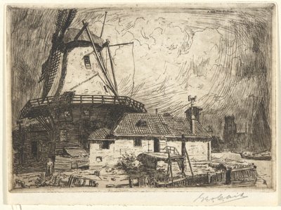 Moulin ja Zwyndrecht tekijältä George Charles Aid