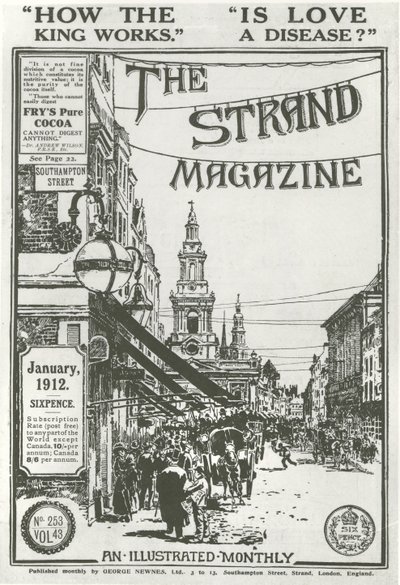 The Strand -lehden kansi, 1912 tekijältä George Charles Haite