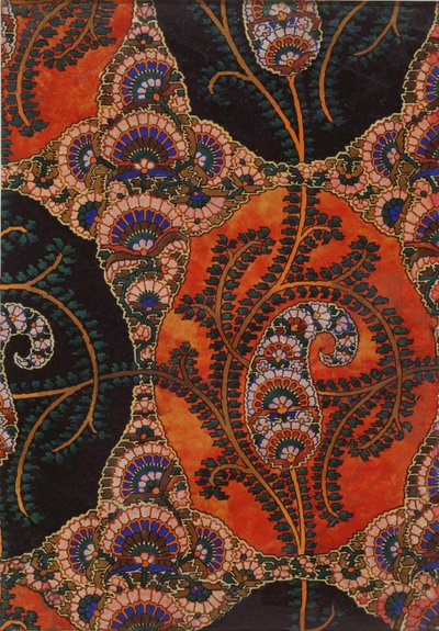 Kangassuunnittelu Paisley Shawlsille, n. 1871 tekijältä George Charles Haite