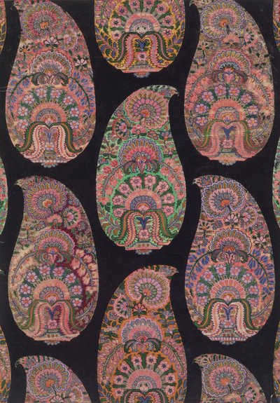 Kangassuunnittelu Paisley Shawlsille, n. 1871 tekijältä George Charles Haite