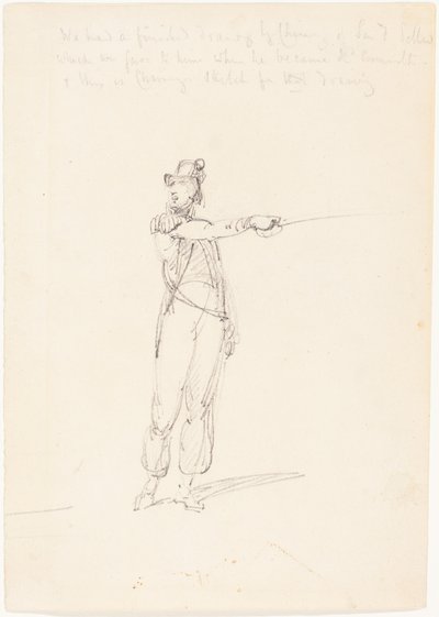 Amiraali Sir Edward Pellew, 1800-luvun ensimmäinen neljännes (grafiitti). tekijältä George Chinnery