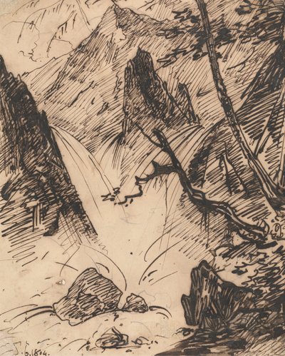 Intialainen torrent tekijältä George Chinnery
