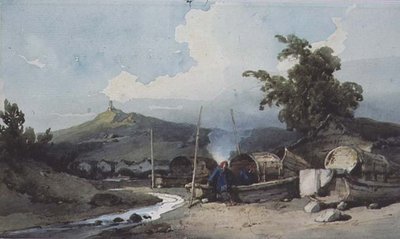 Veneasuntoja, Macao, Kiina tekijältä George Chinnery