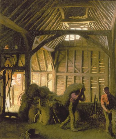 Huonekalut ja erilaiset esineet 1100- ja 1300-luvuilta tekijältä George Clausen