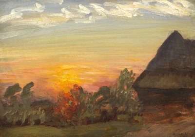 Duton Hillin auringonlasku, 1938 tekijältä George Clausen