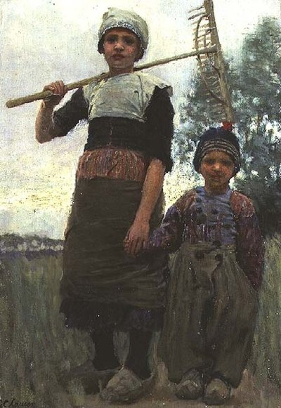 Little Haymakers, Pohjois-Hollanti tekijältä George Clausen