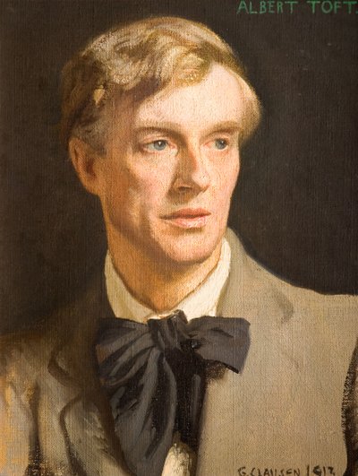 Albert Toftin muotokuva 1862-1949, 1913. tekijältä George Clausen