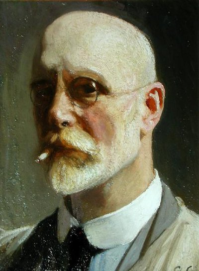 Omakuva savukkeella tekijältä George Clausen