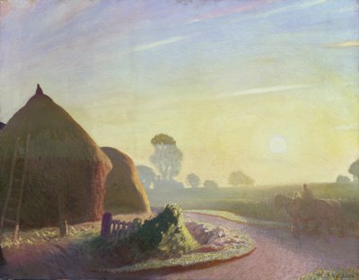 Auringonnousu syyskuussa tekijältä George Clausen