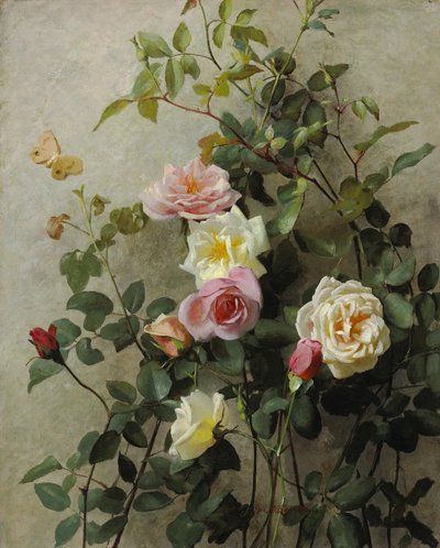 Ruusuja seinällä, 1877 tekijältä George Cochran Lambdin
