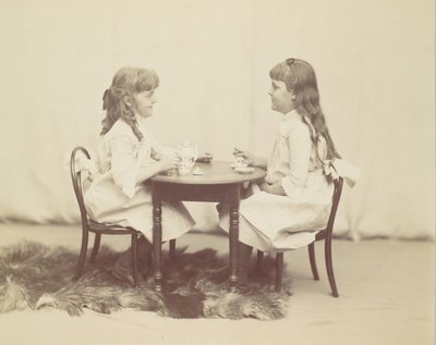 Frances ja Ethel de Forest, Robert de Forestin tyttäret, n. 1890. tekijältä George Collins Cox
