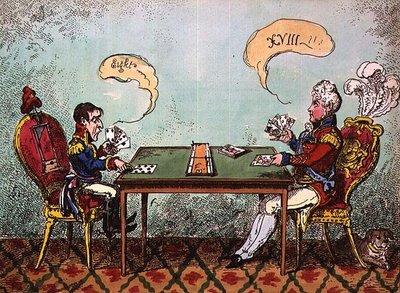 George Cruikshankin "A Game of Cribbage or Boney