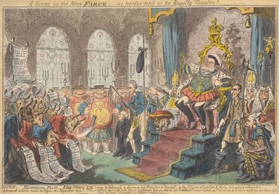 Kohtaus uudessa farssissa - kuten esitetään Royalty-teatterissa! tekijältä George Cruikshank
